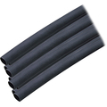 Ancor Adhesive Lined Heat Shrink Tubing (ALT) - 1/4" x 12" - 10-Pack - Black 303124